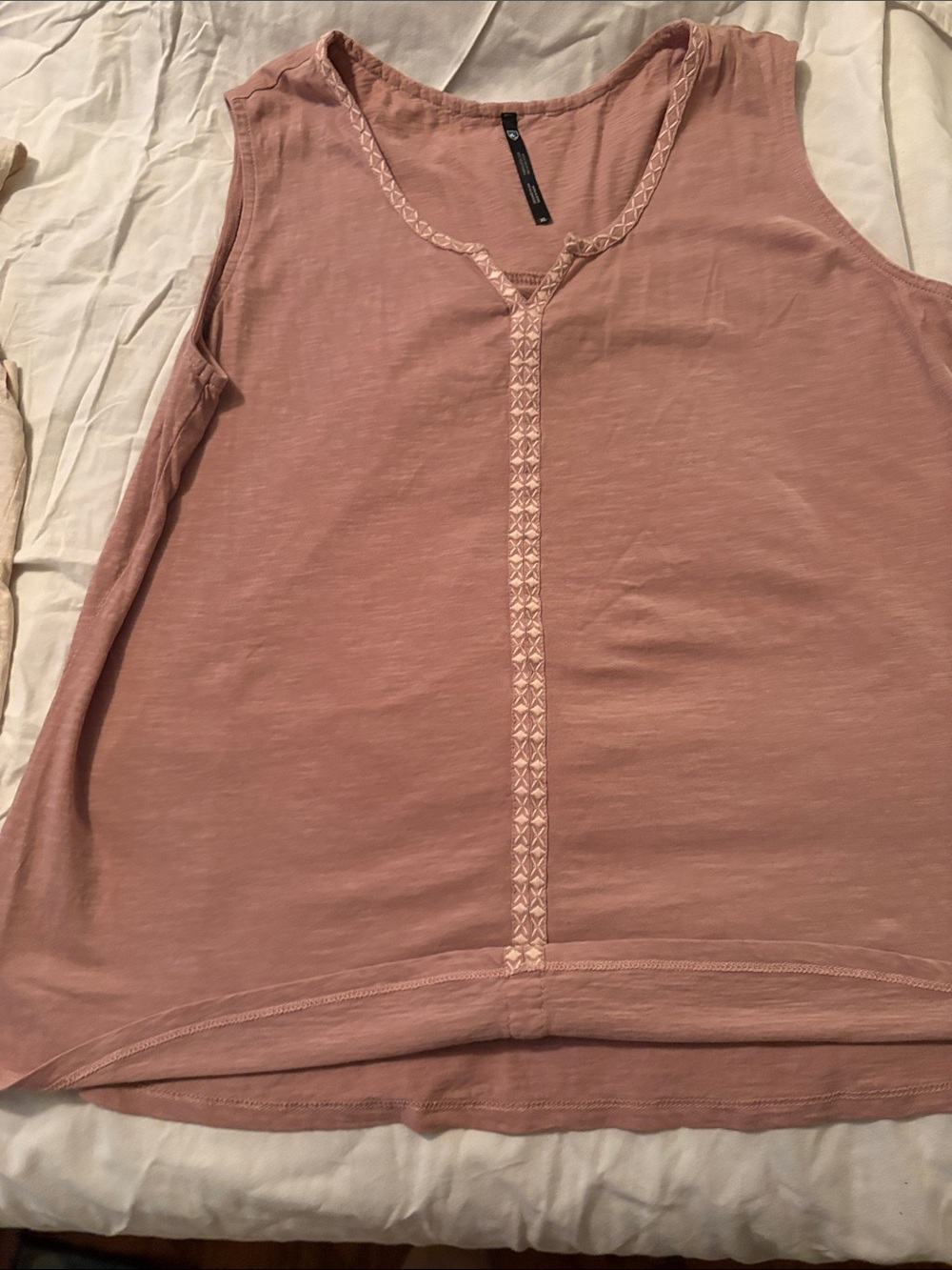 Kuhl Blush Embroidered-Trim Tank Top